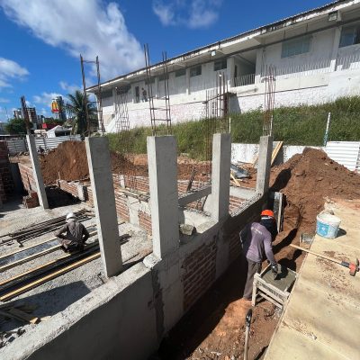 Obra no Centro de Saúde CBM- RN
